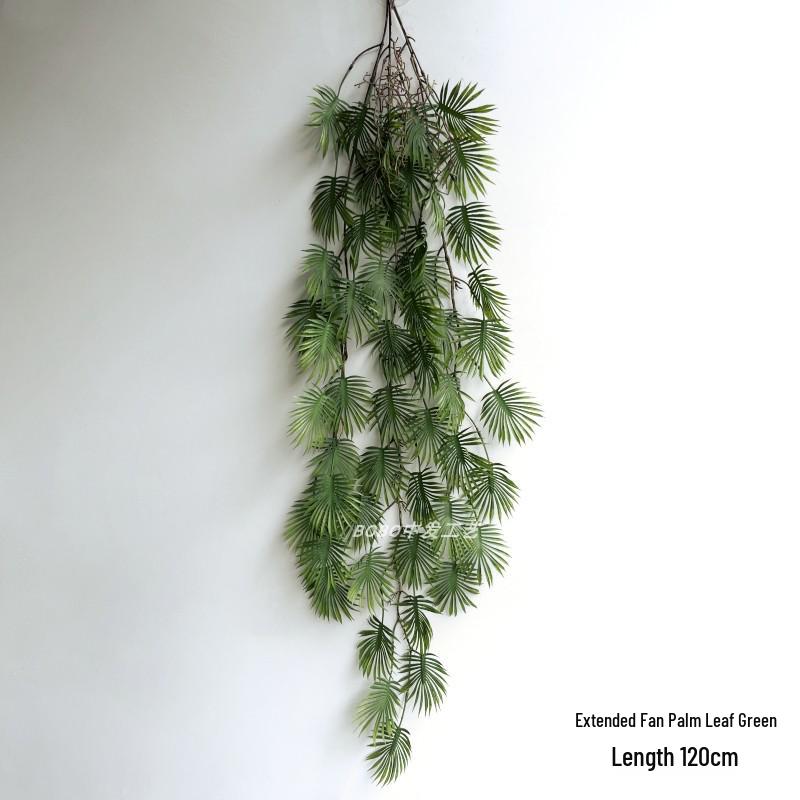 Artificial Spider Plant & Fern Hanging Decor - Trailing Green Vines for Wall & Ceiling