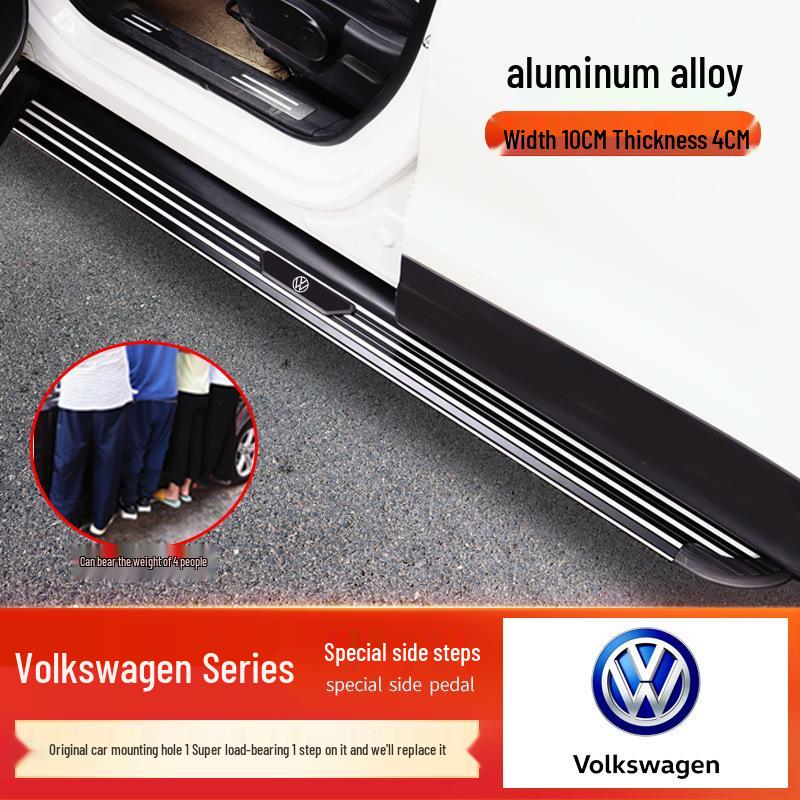 Volkswagen Touareg, Tiguan L/X, Tayron/X Side Step Boards & Welcome Pedals