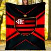 Clube de Regatas do Flamengo spausduotas pledas—lengvas, minkštas, šiltas;universalus pledas visais sezonais—puikiai tinka kaip pledas nuo oro kondicionieriaus, miego pledas