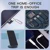 Portable Multi-functional Data Cable Storage Box, 60W Fast Charging Mobile Phone Holder, Charging Cable Set, Multi Head Adapter