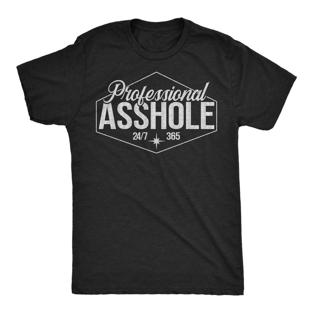 (Black) Mens Funny T Shirts Professional Sarcastic Graphic Tee  Unisex T-Shirt XXXL