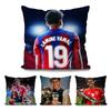 Football L-Lamine Number 19 Y-Yamal Pillow Case Square Pillow Bedroom Sofa Leisure Comfort Car Living Room Home Decoration 40X40
