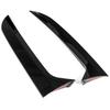 For Volkswagen For VW Tiguan MK1 Glossy Black Car Rear Window Side Spoiler Canard Splitter Trim Spoilers Replacement 2007-2016
