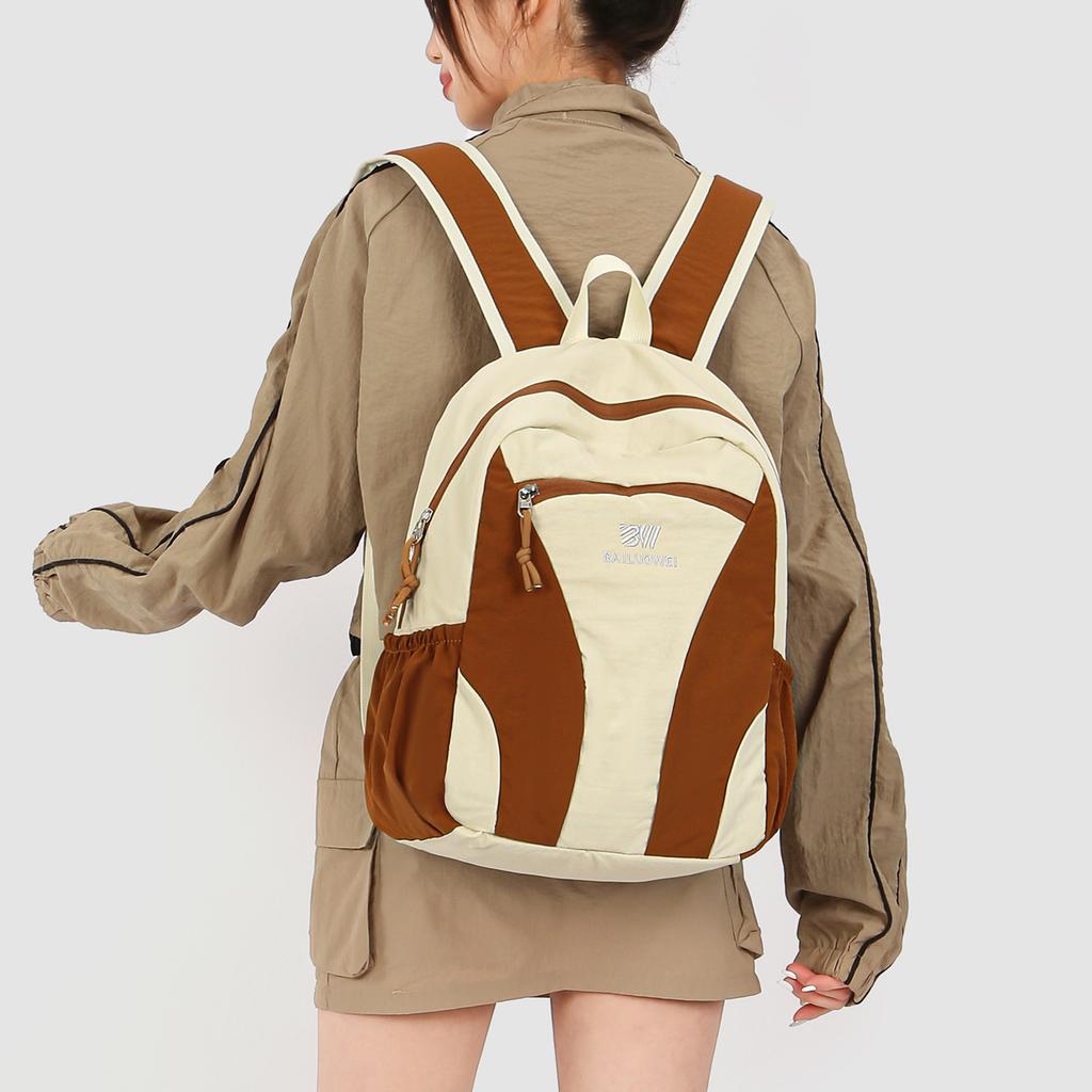 Schoolbag new contrasting color splicing casual backpack trendy versatile lightweight travel backpack outdoor sports mountaineering bag