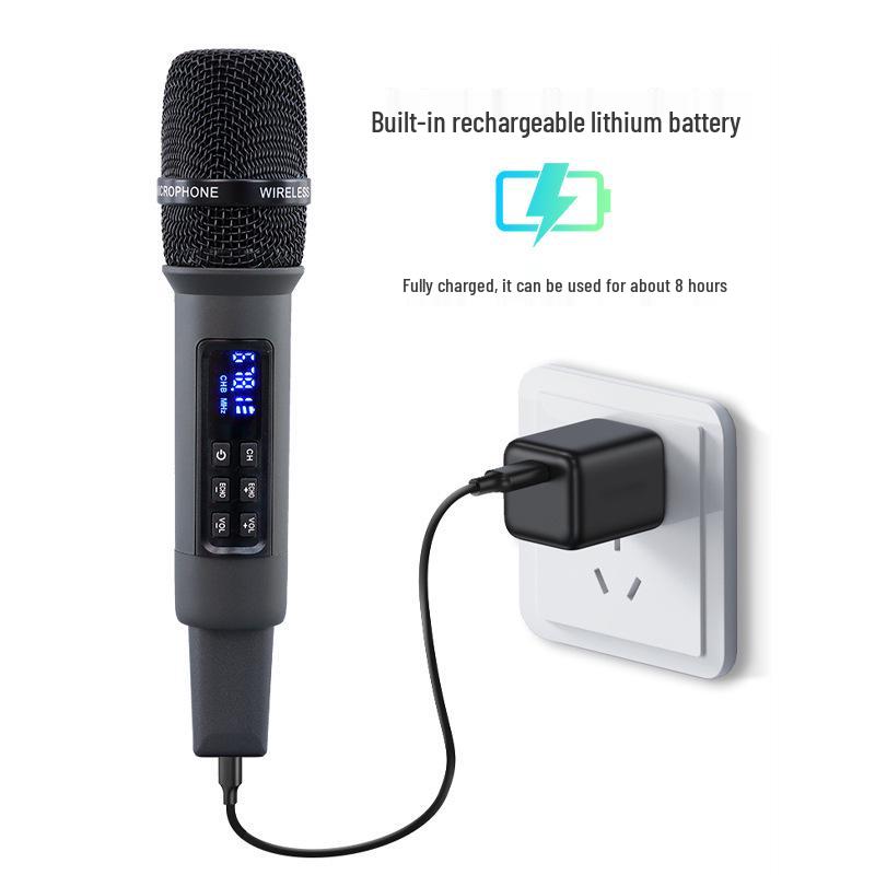 Universal Wireless Bluetooth Microphone with Professional Stage Reverb
