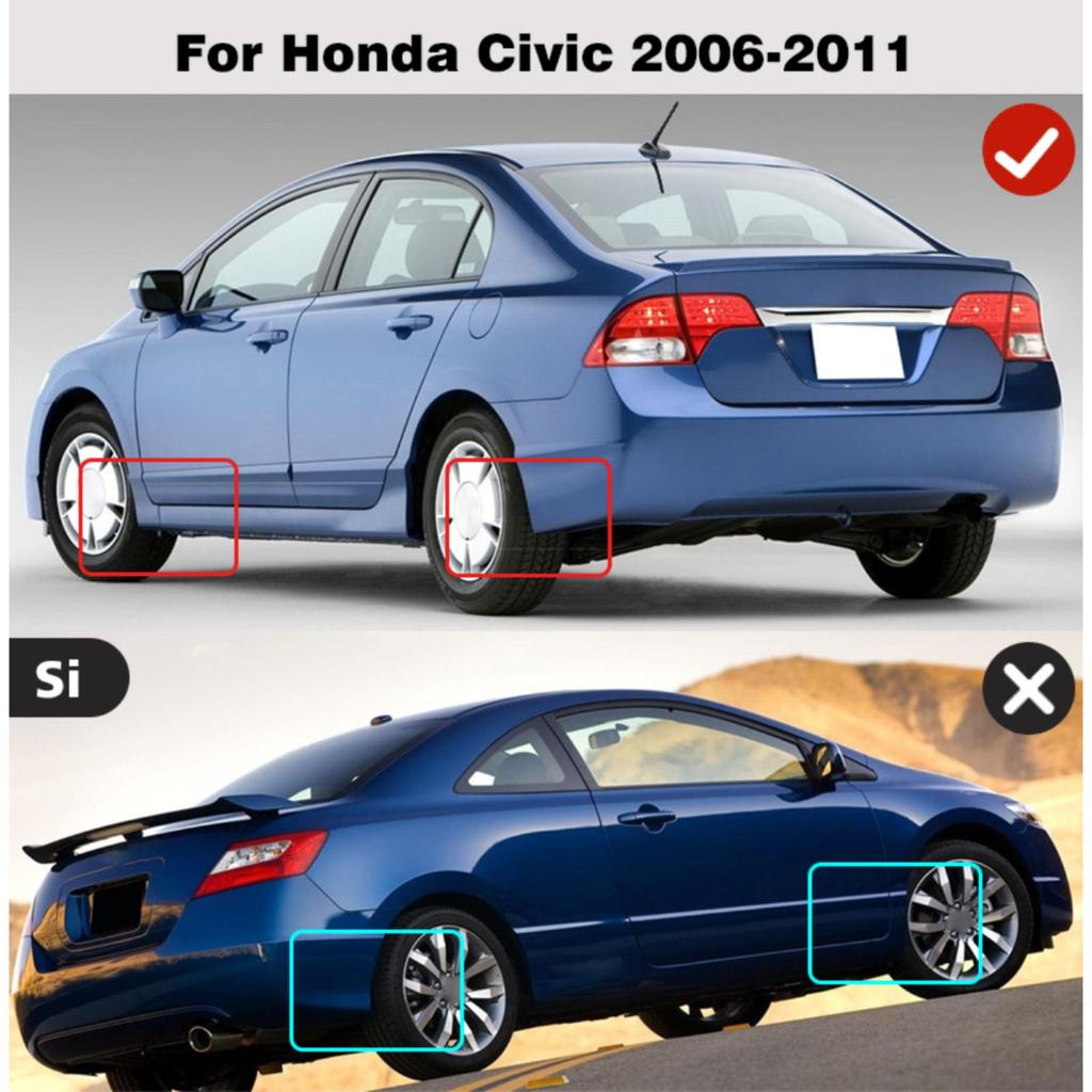 4 BUC Apărători de noroi auto Apărători de stropire Apărători de noroi Apărători de noroi auto Compatibil cu Honda Civic 2006 2007 2008 2009 2010 2011 Sedan