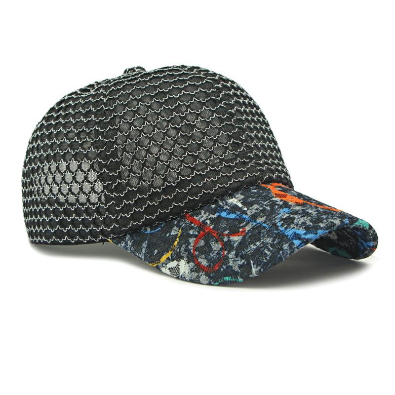 Women's Summer Sunscreen Cap Mesh Breathable Net Cap Baseball Cap