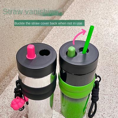 Thermos Cup 316 Stainless Steel Car Cup Large Capacity Coffee Cup Ice Bully Cup Water Cup with Straw
