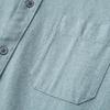 DIBINZE Men's Plus Size Solid Cotton Long Sleeve Shirt