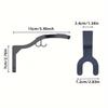 Space-Saving Helmet Hook Rack Motorcycle Helmet Hook Rack, ABS Wall-Mounted Storage Holder with Key Hanging Function, Durable Helmet Organizer