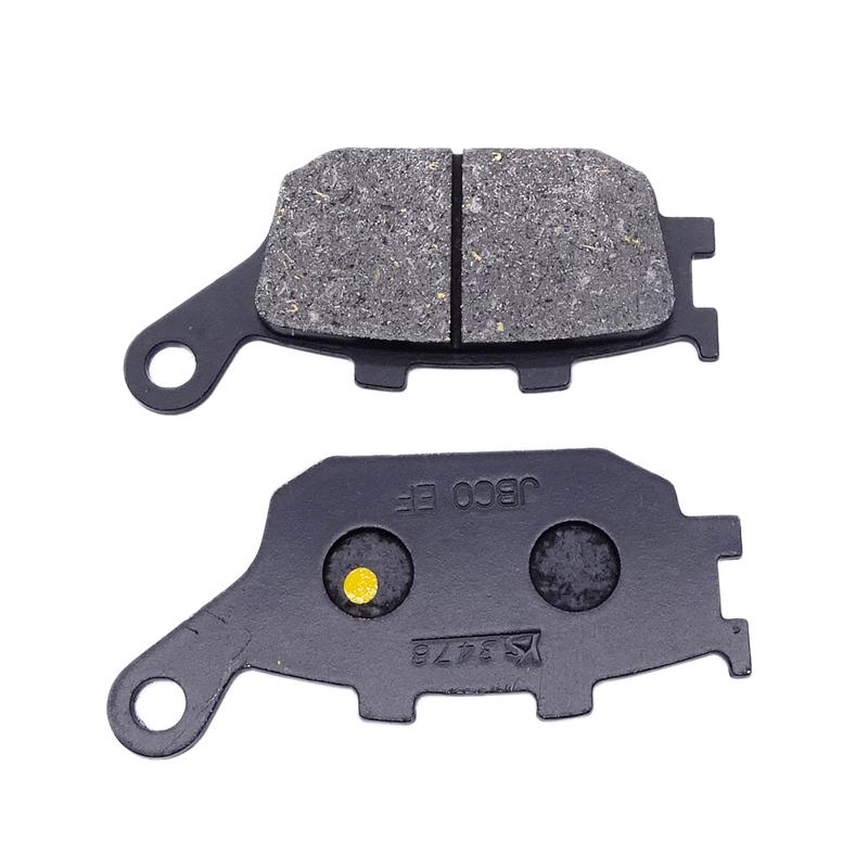1 set för Honda VT1100 Shadow VT 1100 95-17 VT1300 Fury VTX 1300 Retro VRX400 1996 CBF500 2004 Motorcykel framre bakre bromsbelägg