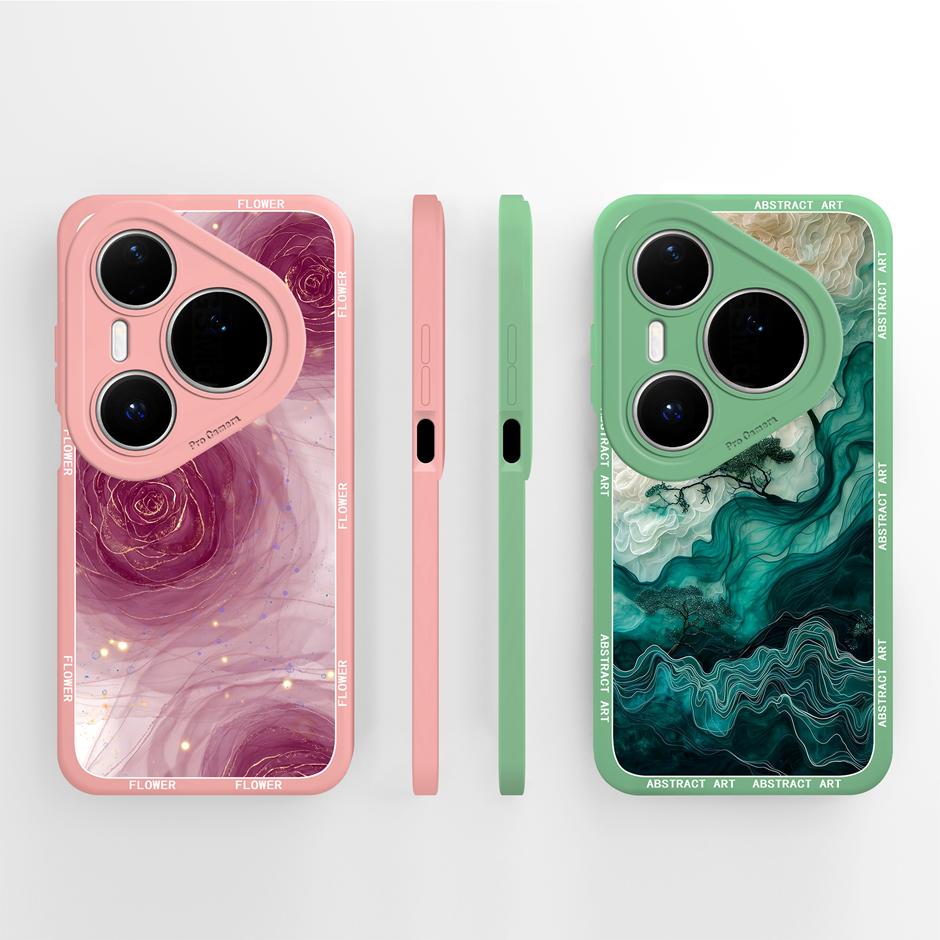 Phone Case For Huawei Pura 80 Pro Plus Ultra Fashion Butterfly Soft Liquid Silicone Protective Bumper Cover Anti Scratch Fundas