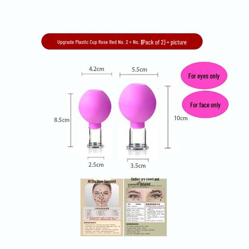Enhanced Silicone Facial Cupping Set for Skin Lifting and Beauty