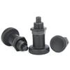 M12/M16 Fine Thread Stainless/Carbon Steel Locking And Positioning Index Bolts KST216 Three Colors Plastic Knob Indexing Plungers