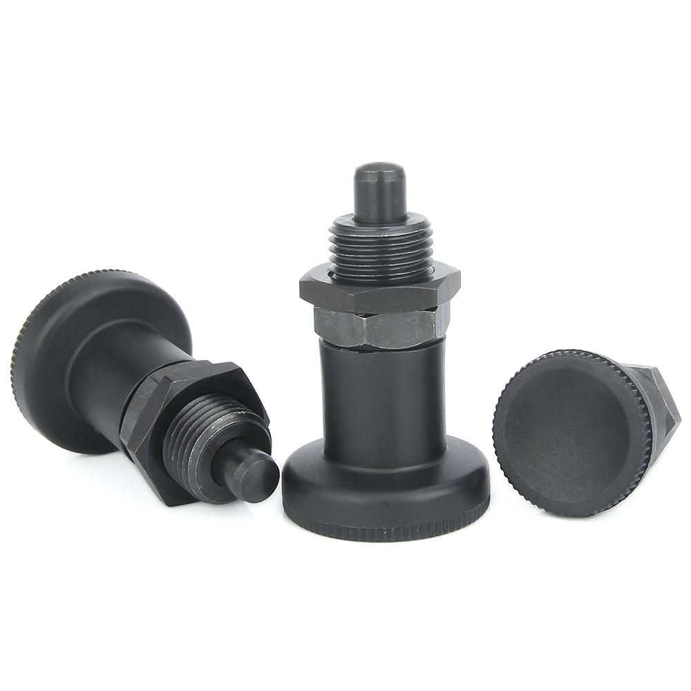 M12/M16 Fine Thread Stainless/Carbon Steel Locking And Positioning Index Bolts KST216 Three Colors Plastic Knob Indexing Plungers