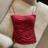 Women's Fashion Camisole, Pleated Camisole Vest For Women In Summer