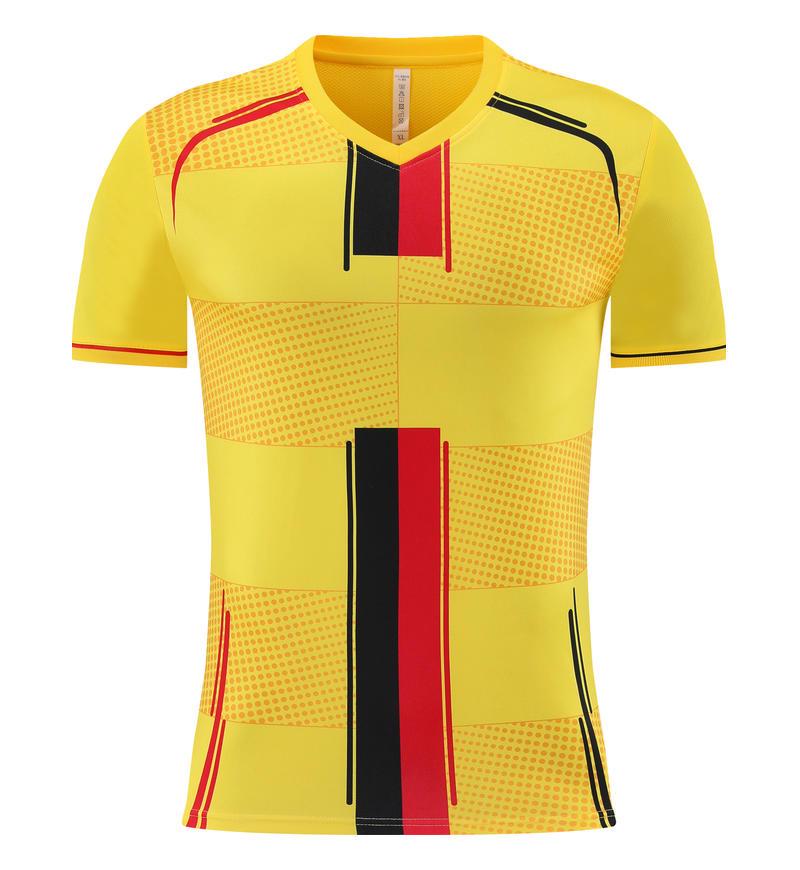 Custom Quick-Dry Polyester Football Jersey Short Sleeve Team Kit with Logo