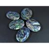 287Cts.Abalone Shell Oval Cabochon Loose Natural Gemstone 05Pcs Lot 34-36MM C-1706