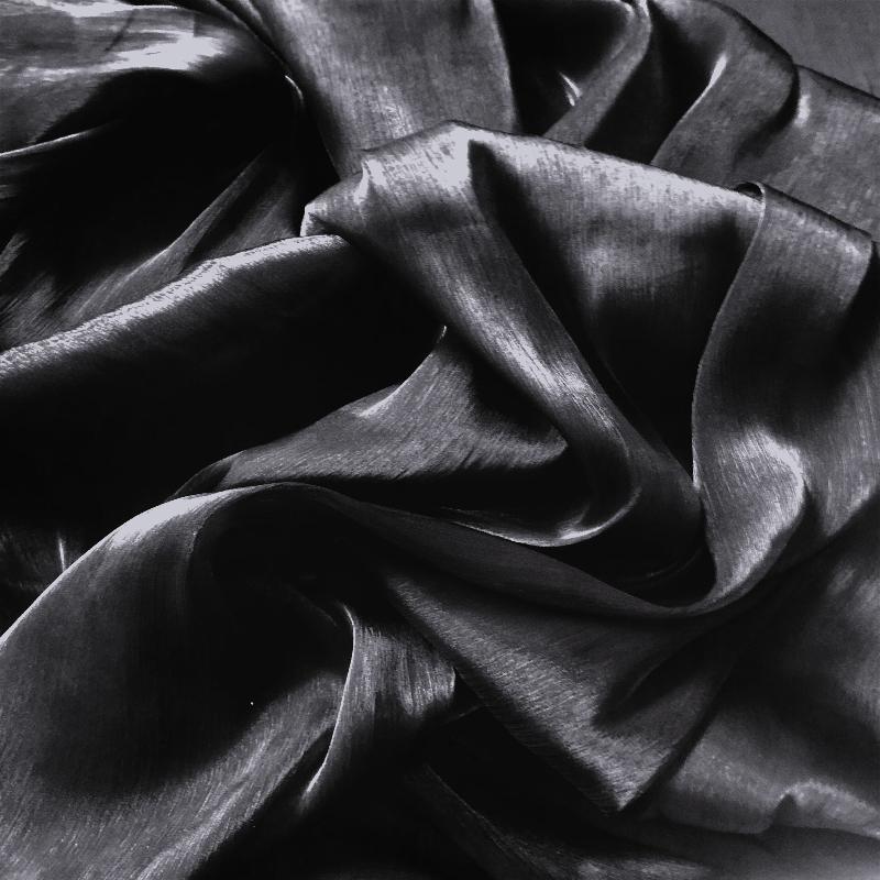 Nastro Iridescente Organza Pieghettato Tessuto Morbido Liscio Lucentezza Texture Raso Tessuto Fai da Te Abito Hanfu Costumi di Scena