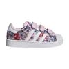 Childrens/Kids Superstar Floral Leather Trainers