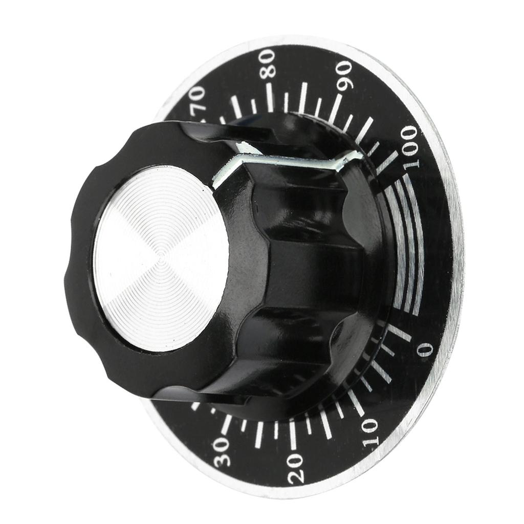 MF A03 Potentiometer Knurled Knobs Volume Control Cap  Digital Dial Scale Plate