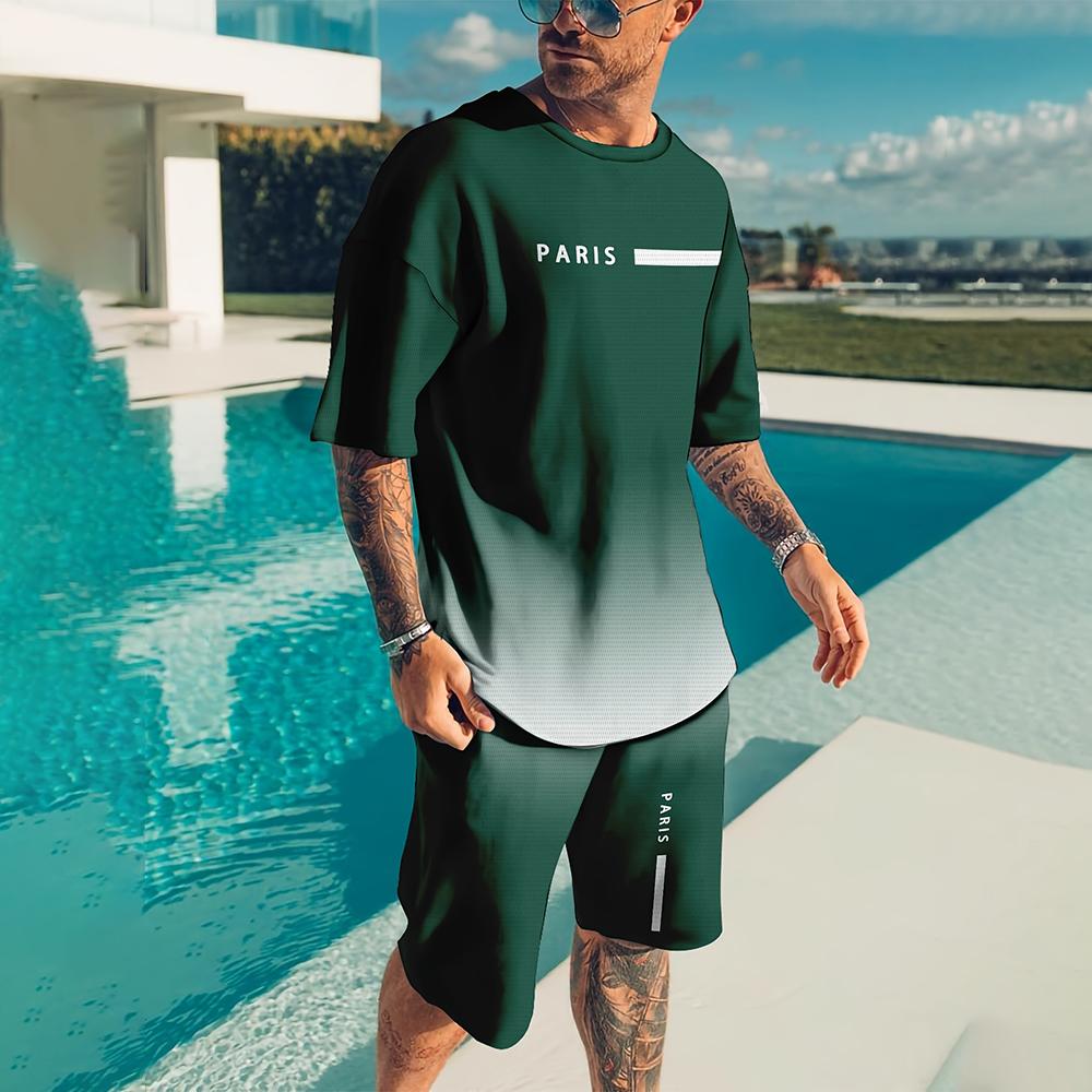 

Легкие спортивные шорты для фитнеса, повседневные, модные, с эластичной талией, с круглым вырезом, с баской, комплект из 2 предметов L