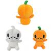 Halloween Pumpkin Plush Toy With Soft Short Plush For Holiday Decor Gift