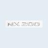Car Trunk ABS Chrome Gloss Black Letters Logos Badge Emblem Decals Styling Sticker For Lexus NX NX200 NX300 NX200t Accessories