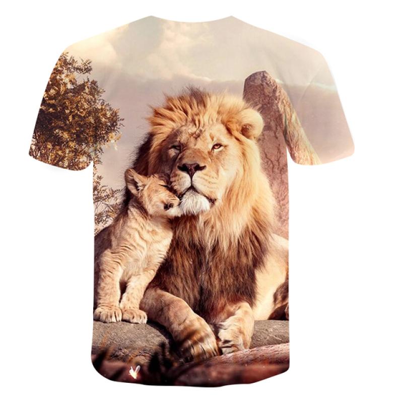 3D Hunting Animal Bull Print T-shirt Magical Harajuku Trend Street Spanish Bullfight Short-sleeved Oversized Men's Top