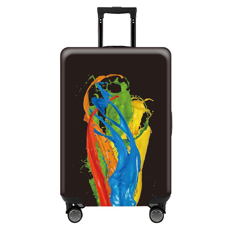 Trendy Elastic Luggage Protector Cover for Business Travel Suitcases