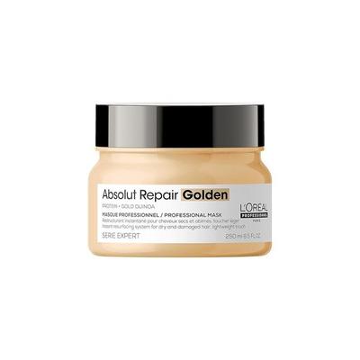 L'Oreal Professionnel Absolute Repair Golden Mask | Damage Repair and Shine for Dry Damaged Hair 240ml