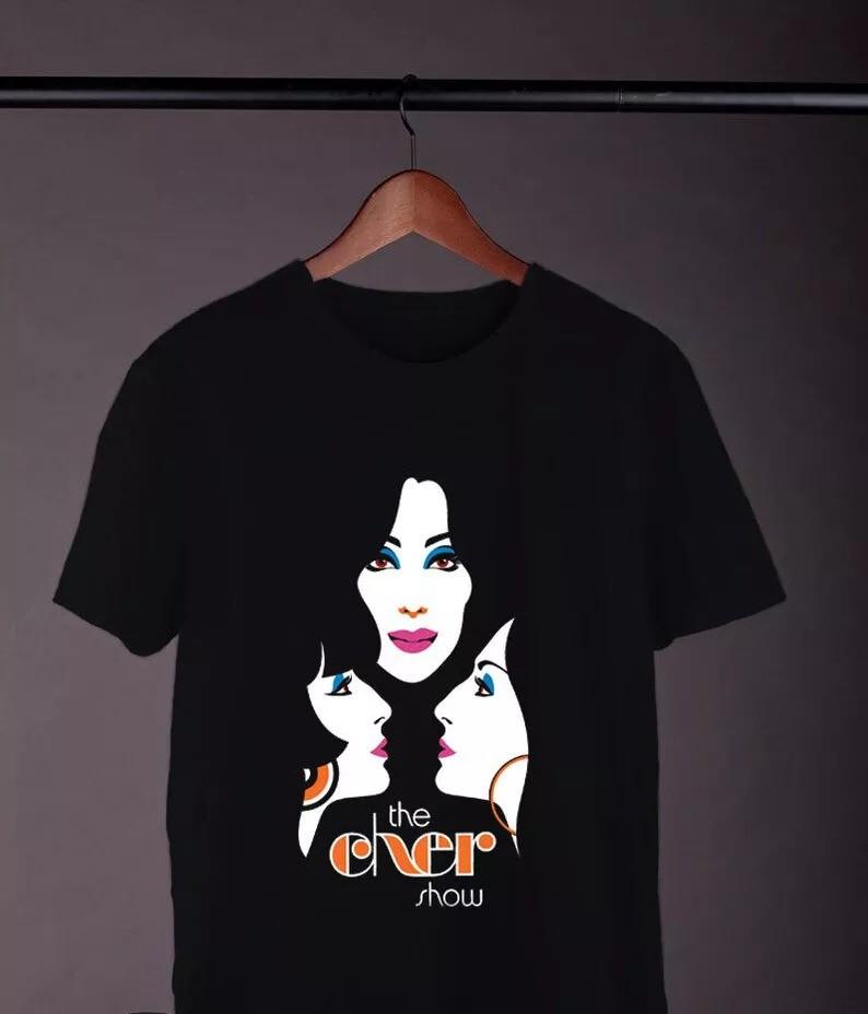 

The Cher Show Black Unisex Short Sleeve Cotton T-Shirt S-23XL LL021 Unisex T-Shirt L