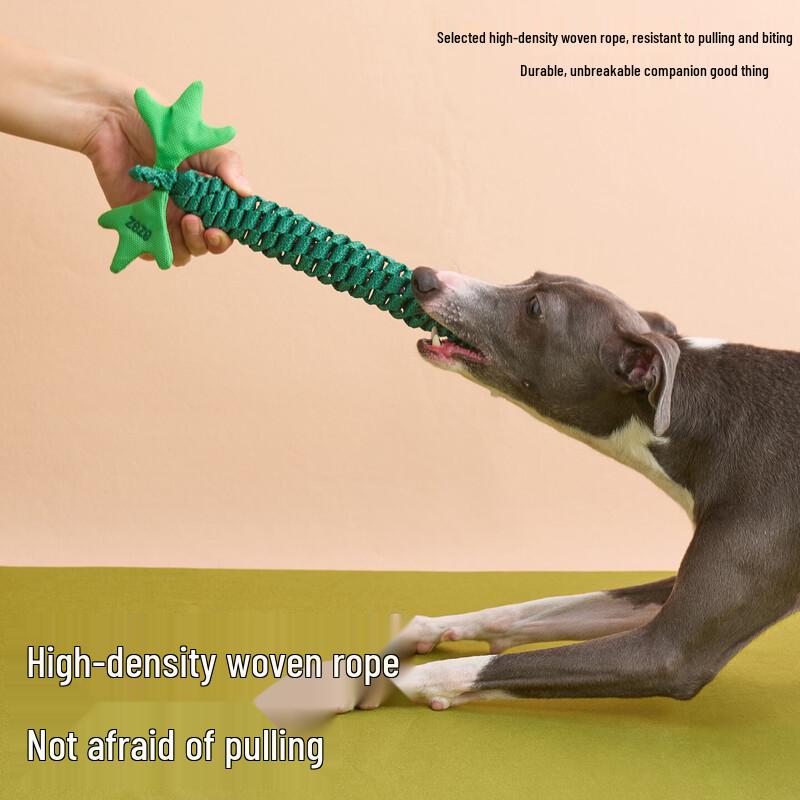 ZEZE Fruit and Vegetable Knot & Tennis Ball Interactive Pet Toy