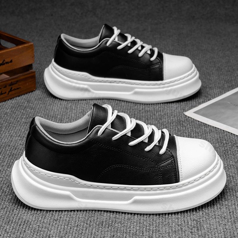 Fashion 2025 Autumn New Niche Design Men's Low Top Thick Soled Casual Sports Shoes Fashion Trend Versatile Comfortable Platform sneakers