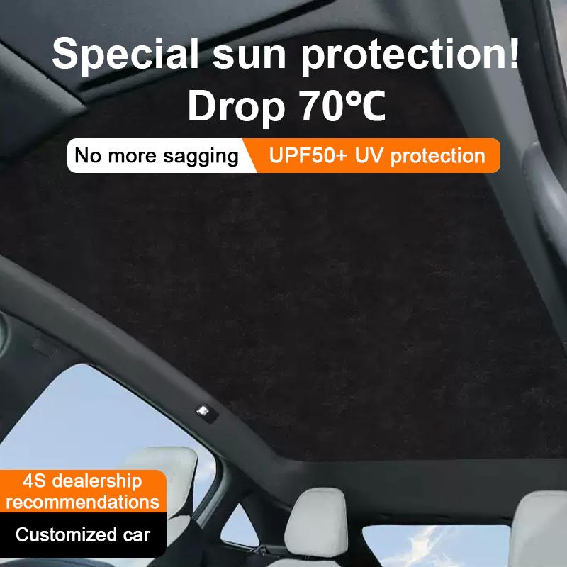 Střešní sluneční clona do auta Pasuje na MG EHS Příslušenství HS MK2 2025 2025 2026 Roewe RX5 Elektrostatická adsorpce Zatemňovací Tepelný štít