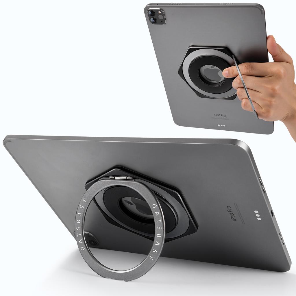 Eary für iPad Halter Aluminium Tablet Ständer Mit 360° Drehbarer Magnetischer Griff Halter Ständer Kompatibel Mit iPad Mini Allen Tablets