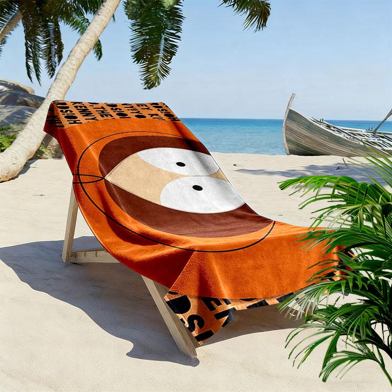 Kenny Print Beach Towel, Large Soft Quick Dry Towel for Beach Camping Swimming