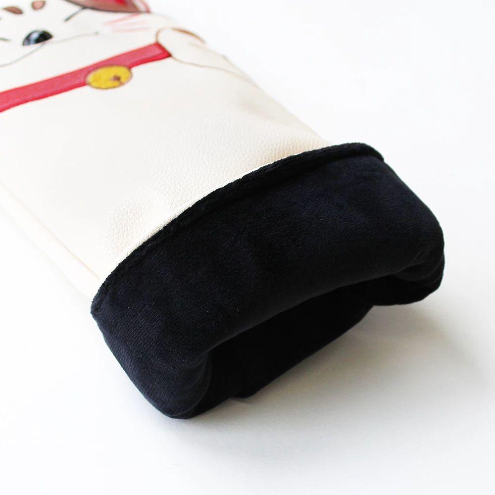 Magnetic Closure Cute Kitty Lucky Cat Blade Mallet Putter Golf Club Headcovers Golf Putter Cover