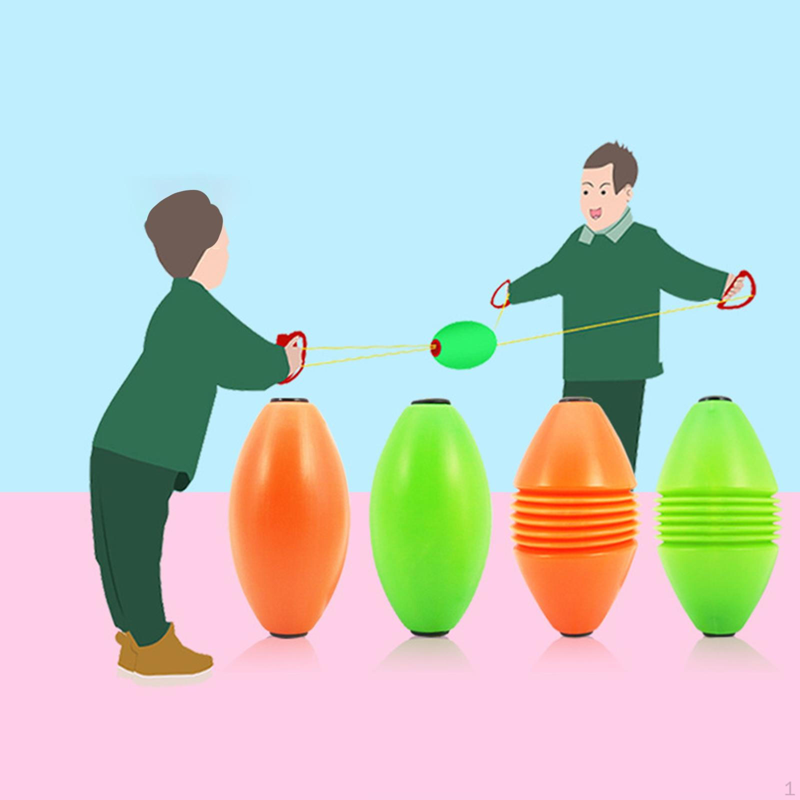 

Дети тянут челнок игры дети тянут мяч удобные ручки для захвата Thread Orange