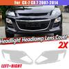 1 Paar Links+Rechts für Mazda CX-7 CX 7 2007-2014 Auto Scheinwerferglas Abdeckung Scheinwerfer Lampenschirm Frontlicht Schale Abdeckung