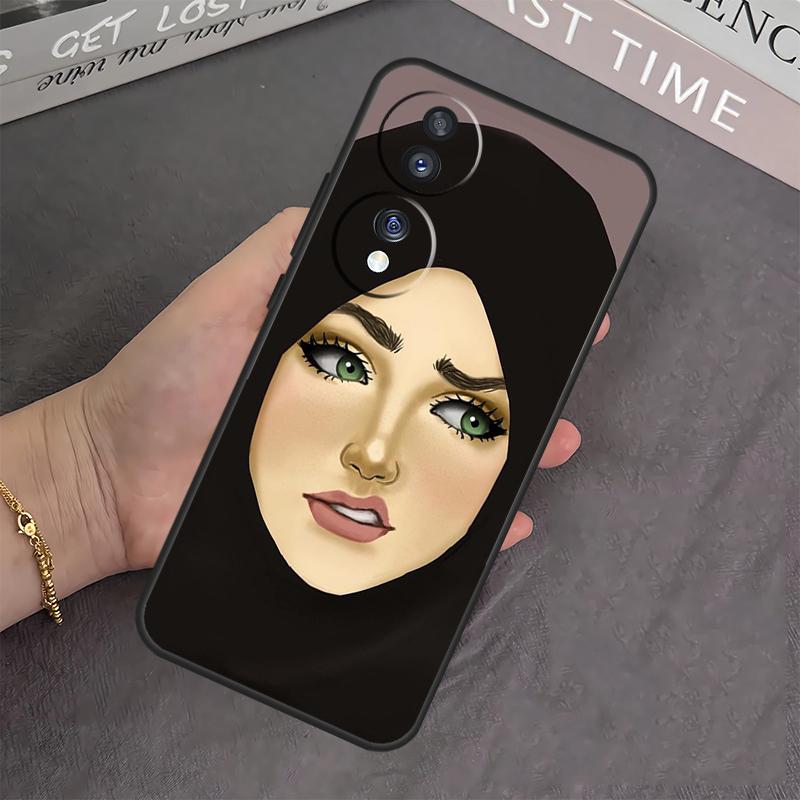 

Islamic Muslim Hijabi Girls Cover For Honor Magic 6 Pro 5 Lite 10 50 70 90 Honor X8b X9b X7 X8 X9 X6a X7a X8a X9a Case Honor X7