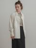 Themitten [6Th] Linen Shirt Jacket (Ivory)