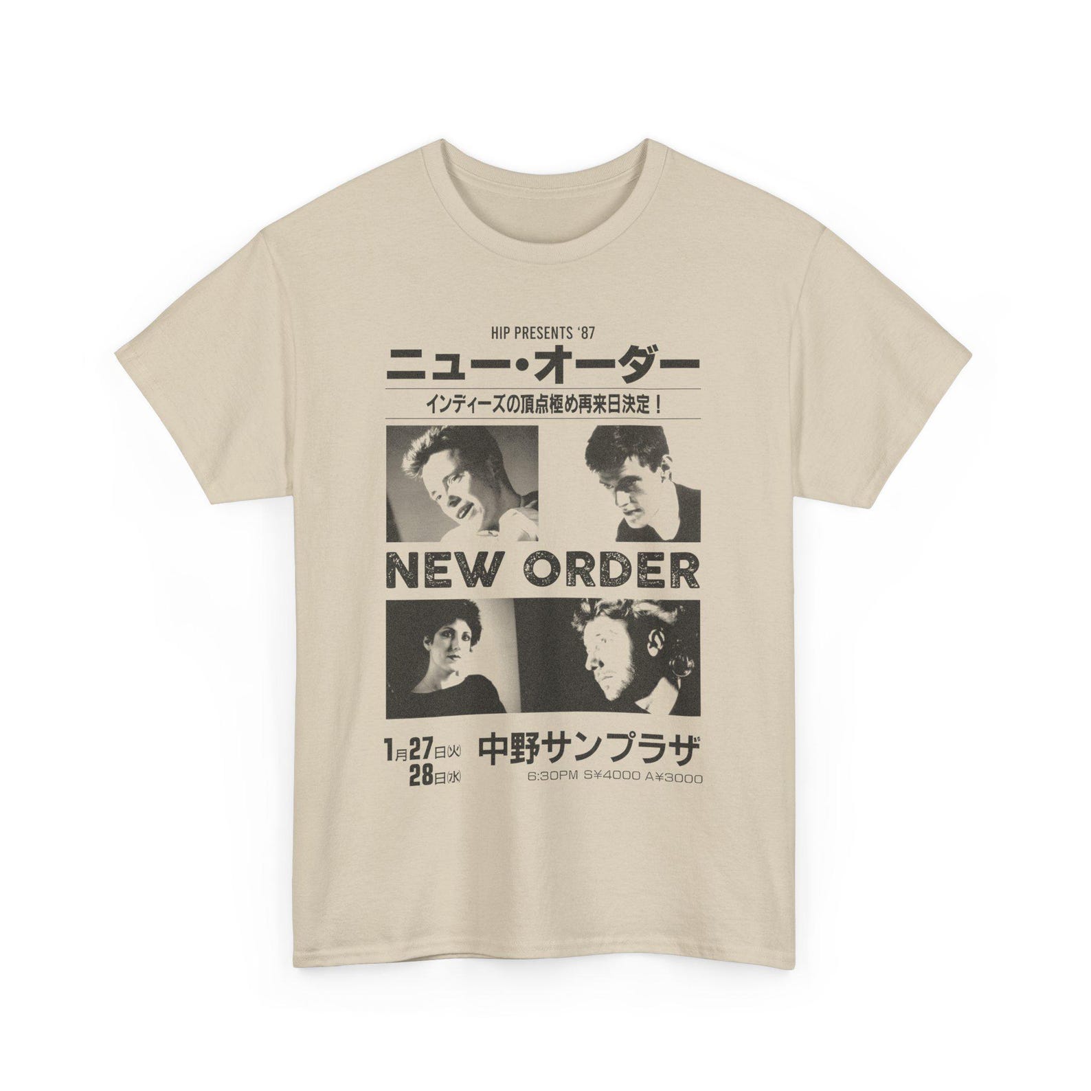Vintage New Order Japan Tour T-Shirt – Retro Music Tee 4XL