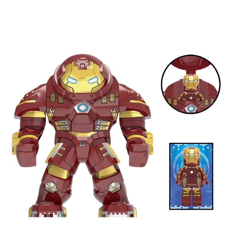 Marvel Avengers Superhero Building Block Set Pg Adult Collection Iron Man Hulk Thor Captain America Groot Abs Plastic 8cm Height