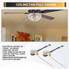 A84E-3Pack Ceiling Fan Light Switch ZE-109 Fan Switch Ceiling Pull Chain Switch Replacement