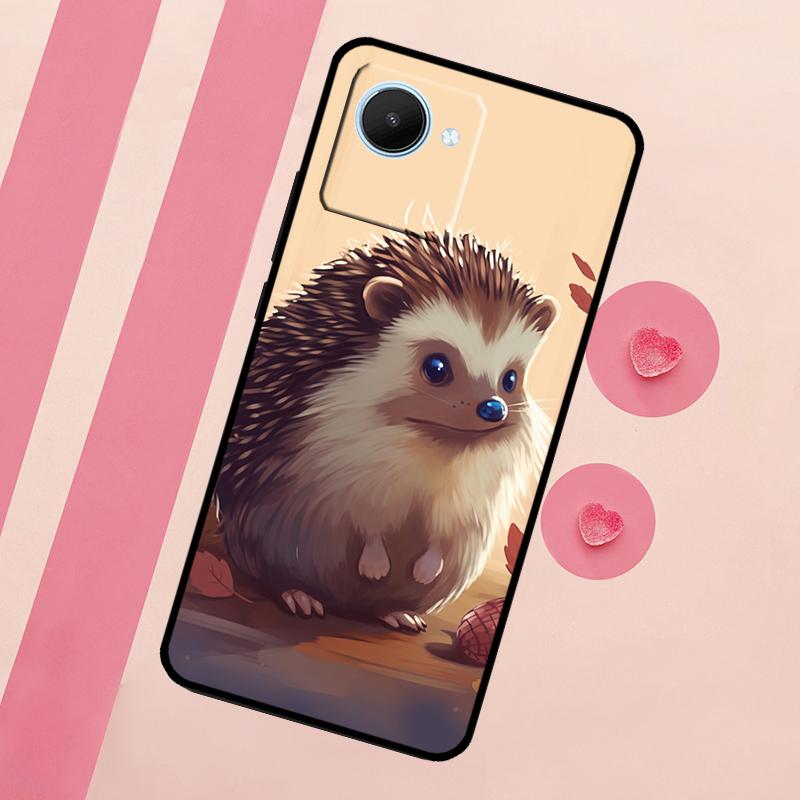 Cute Little Hedgehog For Realme 15 10 11 12 13 14 Pro Plus C65 C67 C75 C63 C61 C55 C51 C53 C35 GT6 GT7 Pro Case