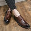 2025 Autumn New Men's Business Formal Men's Shoes Korean Version Casual British Pointed Head Height-increasing Leather Shoes