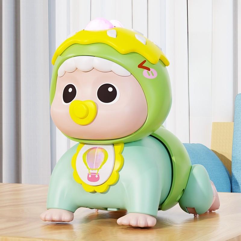 

Baby Electric Crawling Toy With Music And Lights For Toddler Development