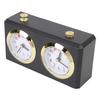 Mechanical Chess Clock Vintage Analog Chess Clock with Large Dials Wind Up Mechanism for Weiqi Competitions Black