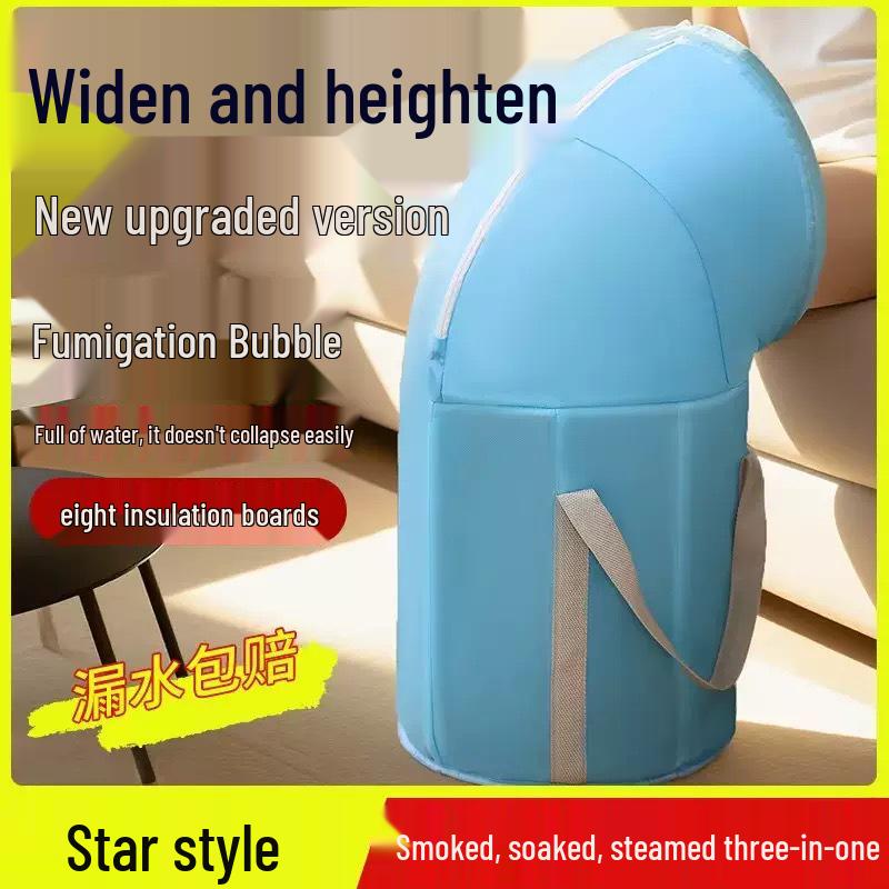72cm Foldable Foot Bath Bucket for Home and Travel - Over Knee and Calf Use